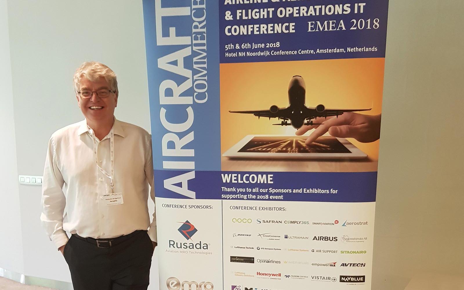 Aerogility attends Airline & Aerospace MRO & Flight Operations IT Conference 2018