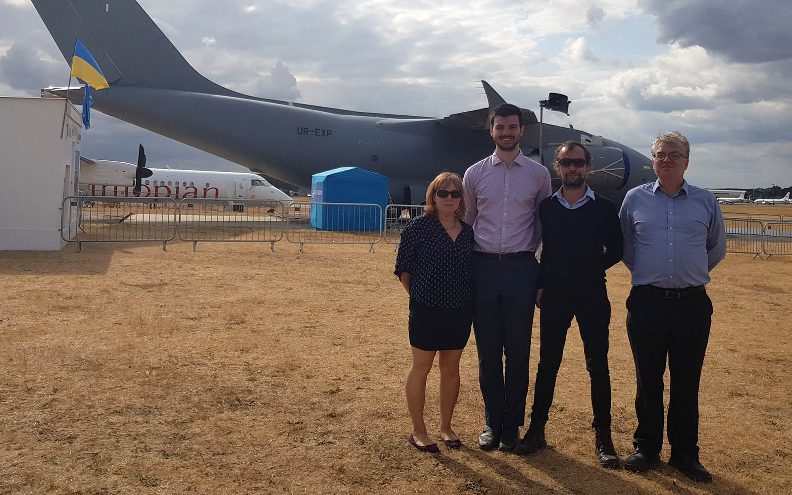 Aerogility team at Farnborough 2018
